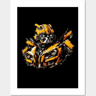 Bee Robot Posters and Art